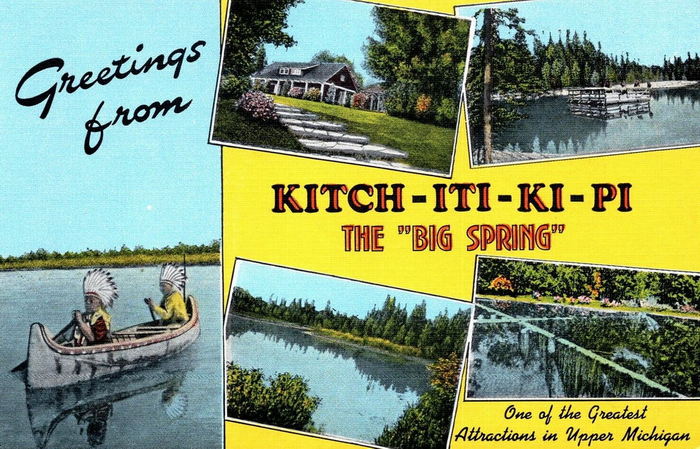 Kitch-iti-kipi - Postcard (newer photo)